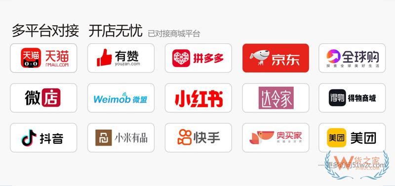 京东、拼多多、小红书跨境全球购店,有赞,微店跨境海淘等商城对接-货之家