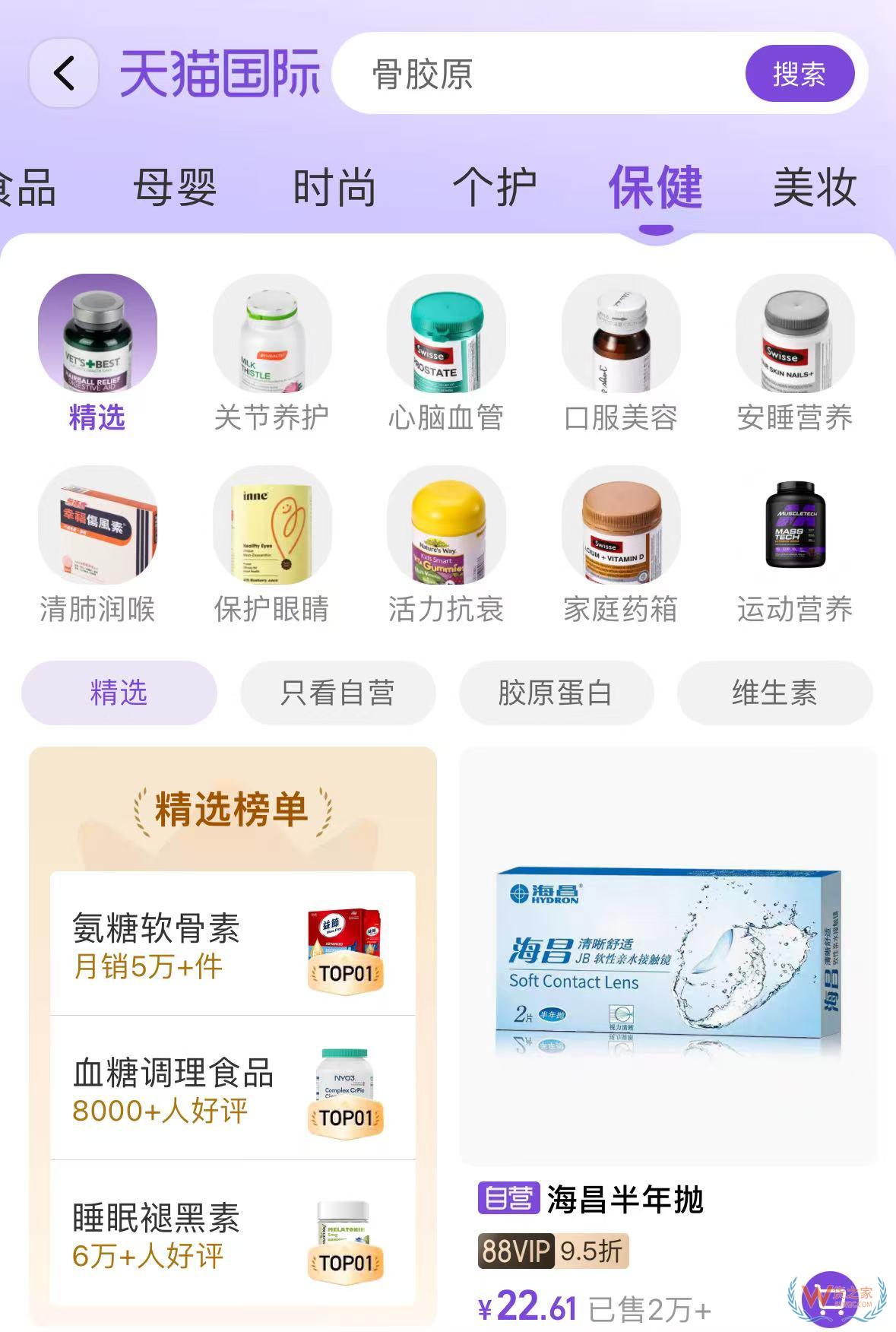 618跨境进口保健品消费观察：抖音全球购、天猫国际热销清单与高增长成分解析-货之家